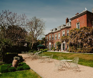 pelham house on a summers day rear garden grounds