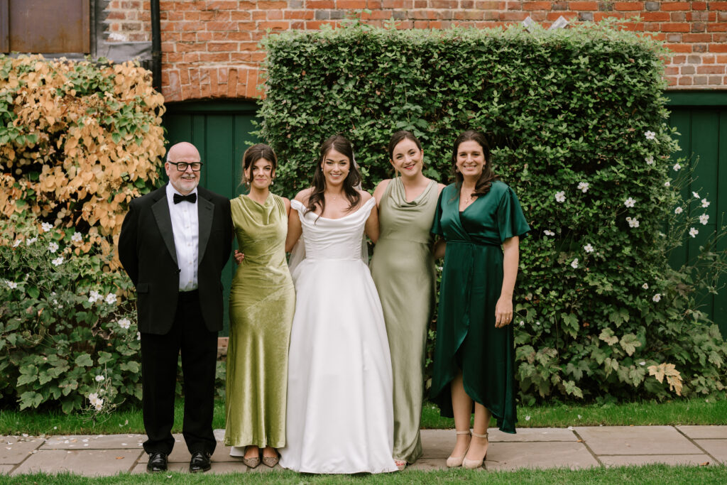 Group photo in formal attire outdoors